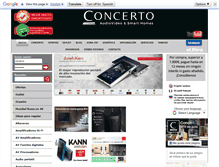 Tablet Screenshot of concertoaudio.com